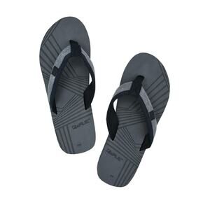 Men's Size 8.5 Grey Heathered Performance Thong Beach Outdoor Sandals